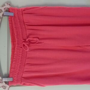 Women's Reflex Medium coral pink elastic jogger